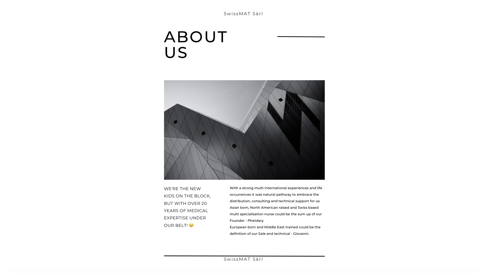Architecture moderne
